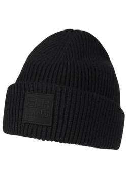 Elbsand Damen Beanie ESNora Strickmütze mit Logopatch 10012 00 Quarz (994) von Elbsand