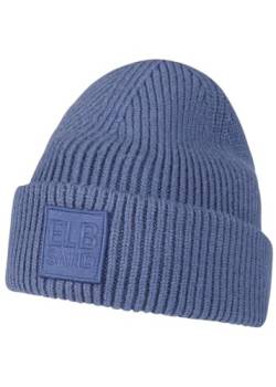 Elbsand Damen Beanie ESNora Strickmütze mit Logopatch 10012 00 Twilight Blue (742) von Elbsand