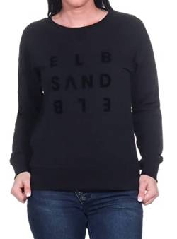 Elbsand Damen Sweatshirt ESYlena Pullover mit Logoprint 70521 00 Quarz (994) L von Elbsand