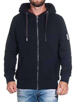 Elbsand Herren Kapuzen-Sweatjacke ESMMats Freizeitjacke 35011 00 Midnight (798) L von Elbsand