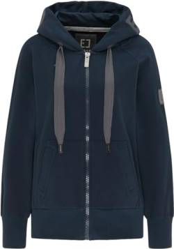 Elbsand Kelda Damen Sweatjacke mit Kapuze, Zip-Jacke, Reißverschluss (DE/NL/SE/PL, Alphanumerisch, L, Regular, Regular, cold water) von Elbsand