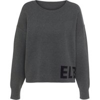 Elbsand Strickpullover -Loungesweatshirt mit eingestricktem Logo von Elbsand