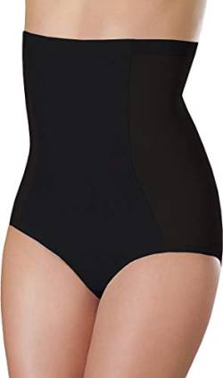 Bauchweg Unterwäsche Damen Miederslip mit Bauch-Weg-Effekt Shapewear Stark Formend Miederhose Bauch Weg Stark Formend Slip (S, Schwarz) von Eldar