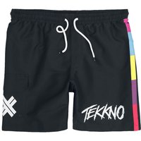 Electric Callboy Badeshort - EMP Signature Collection - S bis XXL - für Männer - Größe L - schwarz  - EMP exklusives Merchandise! von Electric Callboy