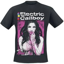Electric Callboy Eat Me Alive Männer T-Shirt schwarz M 100% Baumwolle Band-Merch, Bands von Electric Callboy