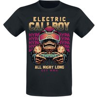 Electric Callboy T-Shirt - All Night Long - S bis 3XL - für Männer - Größe S - schwarz  - EMP exklusives Merchandise! von Electric Callboy