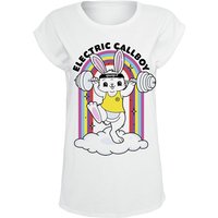 Electric Callboy T-Shirt - Pump It Bunny - S bis XXL - für Damen - Größe L - weiß  - Lizenziertes Merchandise! von Electric Callboy