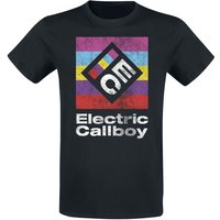 Electric Callboy T-Shirt - Square Logo - S bis 3XL - für Männer - Größe XXL - schwarz  - EMP exklusives Merchandise! von Electric Callboy