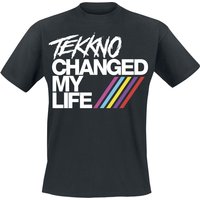 Electric Callboy T-Shirt - Tekkno Changed My Life - S bis XXL - für Männer - Größe L - schwarz  - Lizenziertes Merchandise! von Electric Callboy