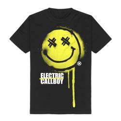 T-Shirt - Spray Smile - Schwarz - S von Electric Callboy