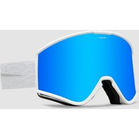 Electric Kleveland Matte White Nuron Goggle blue chrome von Electric