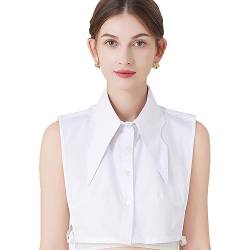 Elegtiskas Womens Detachable Dickey Collar Half Shirt Blouse Collar Fake False Collar von Elegtiskas
