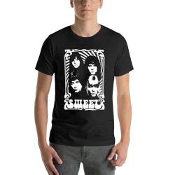 New Sweet Band Shirt T-Shirt Vintage t Shirt Animal Print Shirt for Boys Black t Shirt Mens Graphic t-Shirts von Elegy