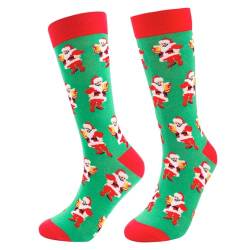Weihnachts Socken, Herren Damen Weihnachten Farbigen Gemusterten Socken Weihnachten Weihnachtssocken Nikolausgeschenk Xmas Geschenk von Elektheim