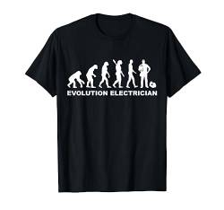Evolution Elektriker T-Shirt von Elektriker Geschenke