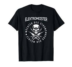 Elektronen Widerstand Elektromeister Wächter des Stroms T-Shirt von Elektriker Strom Elektroniker Majestät Watt Volt