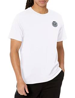 Element Herren Icon Short Sleeve Tee T-Shirt, Aconca White, Mittel von Element