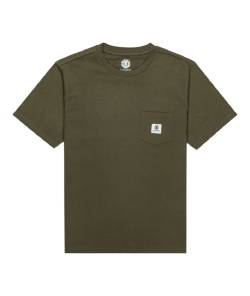Element Herren T-Shirt Basic Pocket Label von Element