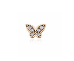 Elements Schmetterling Damen Gold neue in Gold Pink und Diamanten Ref. dchf6530.002 von Elements Donna Oro
