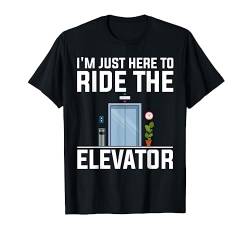 Coole Elevator Art für Männer und Frauen Elevator Inspector Installer T-Shirt von Elevator Gift Elevator Mechanic Accessories Stuff
