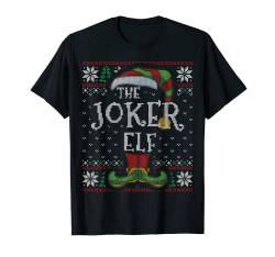 Joker Elf Family Christmas Matching Ugly Sweater Pajama T-Shirt von Elf Family Christmas Funny Ugly Sweater Store.