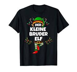 Jungs Kleiner Bruder Elf Lustiges Weihnachts-Elf Xmas Design T-Shirt von Elf Geschenk Weihnachten Outfit im Partnerlook