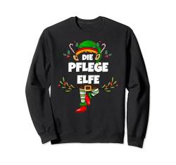 Pflege Elfe Weihnachten Elf Pflege Elfe Damen Sweatshirt von Elf Geschenk Weihnachten Outfit im Partnerlook