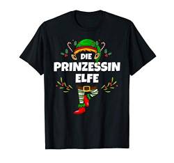 Prinzessin Elfe Lustiges Mädchen Weihnachts-Elf Xmas Design T-Shirt von Elf Geschenk Weihnachten Outfit im Partnerlook