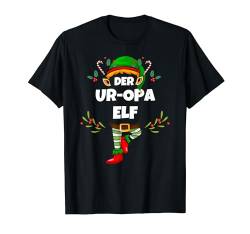 Ur-Opa Elf Weihnachten Elf Uropa Herren T-Shirt von Elf Geschenk Weihnachten Outfit im Partnerlook