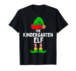 Kindergarten Elf Passende Familie Weihnachten Kinder Mädchen Jungen T-Shirt von Elf Matching Family Christmas Group Store