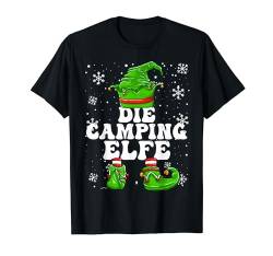 Camping Elf Damen Campen Wohnmobil Elf Design Weihnachten T-Shirt von Elf Weihnachten Geschenke Im Elf Familien Outfit