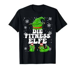 Fitness Elfe Damen für Sport Elf Weihnachten im Gym T-Shirt von Elf Weihnachten Geschenke Im Elf Familien Outfit