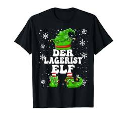 Lagerist Elf Weihnachten Lager Arbeiter Elf Herren T-Shirt von Elf Weihnachten Geschenke Im Elf Familien Outfit