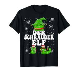 Schrauber Elf Herren Werkstatt Mechaniker Elf Weihnachten T-Shirt von Elf Weihnachten Geschenke Im Elf Familien Outfit