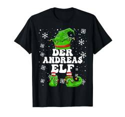 Weihnachten Elf Vorname Andreas Elf Herren Jungs T-Shirt von Elf Weihnachten Geschenke Im Elf Familien Outfit