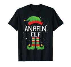 Angeln Elf Outfit Weihnachten Familie Elf Christmas T-Shirt von Elf Weihnachts Tshirt Familien Outfit Elfe