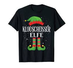 Klugscheißer Elfe Outfit Weihnachten Familie Elf Christmas T-Shirt von Elf Weihnachts Tshirt Familien Outfit Elfe