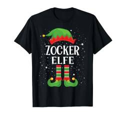 Zocker Elfe Outfit Weihnachten Familie Elf Christmas T-Shirt von Elf Weihnachts Tshirt Familien Outfit Elfe