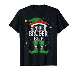 Großer bruder Elf Tshirt Weihnachten Familie Elf Christmas T-Shirt von Elf Weihnachtsshirt Familien Outfit Partnerlook