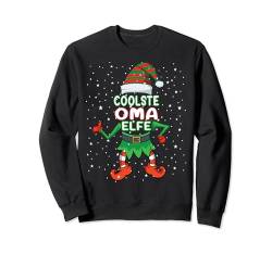 Oma Elfe Outfit Weihnachten Familie Elf Christmas Damen Sweatshirt von Elf Weihnachtsshirt Familien Outfit Partnerlook