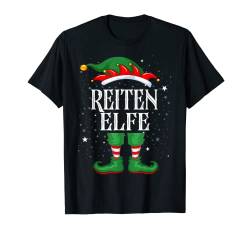 Reiten Elfe Tshirt Outfit Weihnachten Familie Elf Christmas T-Shirt von Elf Weihnachtsshirt Familien Outfit Partnerlook