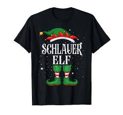 Schlauer Elf Tshirt Outfit Weihnachten Familie Elf Christmas T-Shirt von Elf Weihnachtsshirt Familien Outfit Partnerlook