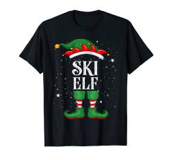 Ski Elf Tshirt Outfit Weihnachten Familie Elf Christmas T-Shirt von Elf Weihnachtsshirt Familien Outfit Partnerlook