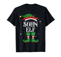 Sohn Elf Tshirt Outfit Weihnachten Familie Elf Christmas T-Shirt von Elf Weihnachtsshirt Familien Outfit Partnerlook