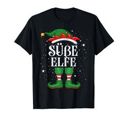 Süße Elfe Tshirt Outfit Weihnachten Familie Elf Christmas T-Shirt von Elf Weihnachtsshirt Familien Outfit Partnerlook