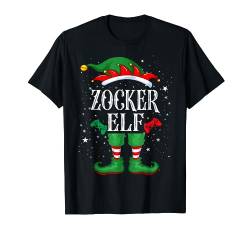 Zocker Elf T-Shirt Outfit Weihnachten Familie Elf Weihnachten T-Shirt von Elf Weihnachtsshirt Familien Outfit Partnerlook