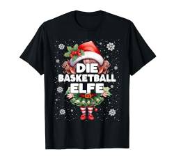 Basketball Elfe Weihnachten Elfen & Weihnachtselfen T-Shirt von Elfe Weihnachtsoutfit Wichtel & Mehr