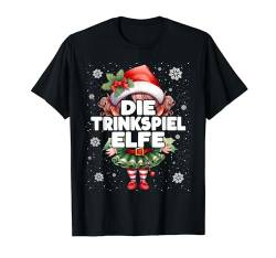 Trinkspiel Elfe Weihnachten Elfen & Weihnachtselfen T-Shirt von Elfe Weihnachtsoutfit Wichtel & Mehr