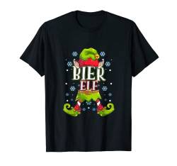 Bier Elf Weihnachtsoutfit Weihnachten Familien Outfit T-Shirt von Elfen Partnerlook Familienoutfit Weihnachtsshirt