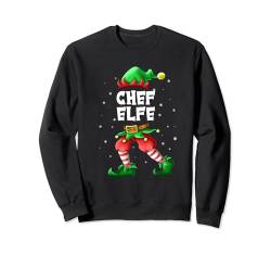 Chef Elfe Partnerlook Familien Outfit Weihnachten Sweatshirt von Elfen Partnerlook Weihnachten Familien Outfits